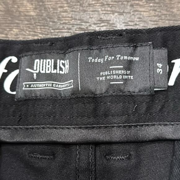 Publish Men's Legacy Jogger Black Size 34 - Picture 8 of 10